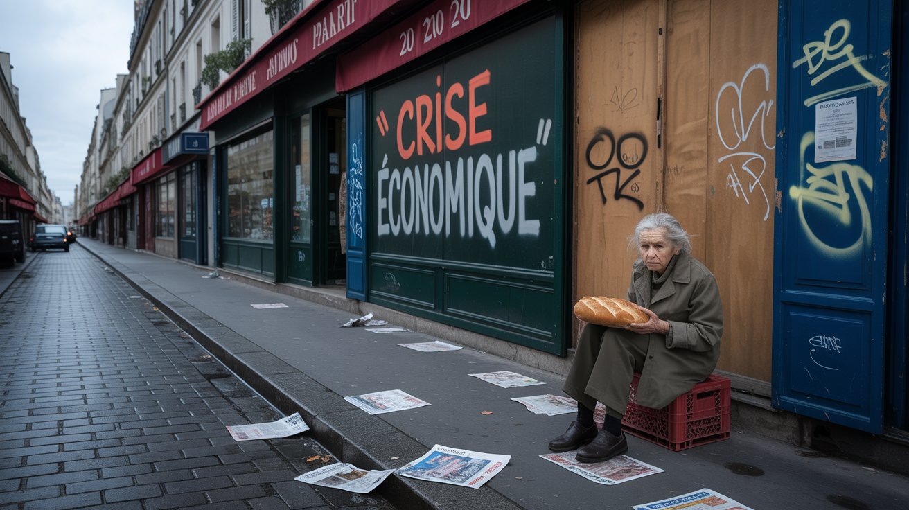 a photograph depicting a bleak parisian 5mhk95inrecrkckqditayq vz3qv44jstynongqecl6oq
